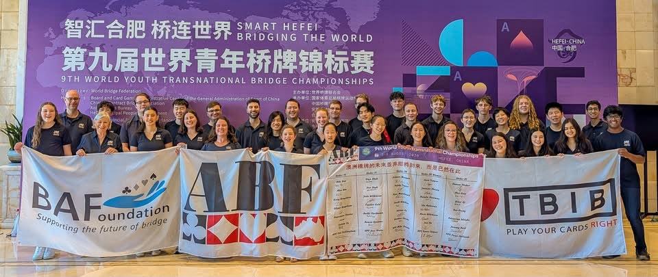 The Australian youth teams at the World Youth Transnational Championships in Hefei