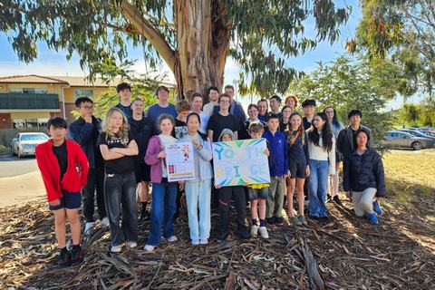 Young players at the Youth Triathlon in Canberra